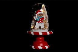 Kerstversiering DKD Home Decor Hars (13,5 x 13,5 x 23,5 cm) (2 Stuks)