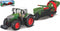 Bburago Fendt 1050 VARIO + CULTIVATOR groen/rood schaalmodel 10 CM