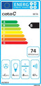 Cata - Afzuigkap - Plafond inbouw - 780m³/uur - Roestvrijstaal - Energieklasse B
