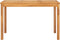vidaXL - Tuintafel - 120x70x77 - cm - massief - teakhout