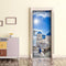 Dekoidea Aegean Sea Deursticker 83 X 210 Cm Vinyl Wit/blauw
