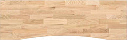 vidaXL - Bureaublad - rechthoekig - 160x50x2,5 - cm - onbehandeld - eikenhout