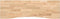 vidaXL - Bureaublad - rechthoekig - 160x50x2,5 - cm - onbehandeld - eikenhout