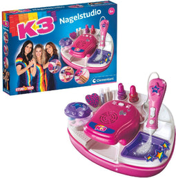 Clementoni - K3 Nagelstudio - Nail Art voor Kinderen - Nagellak set - Vele Accessoires