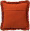 Dutch Decor MISSOURI - Kussenhoes met patroon 45x45 cm Potters Clay - oranje - met rits - zonder binnenkussen