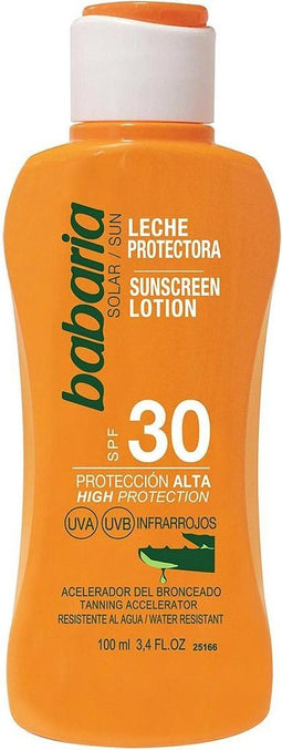 Babaria Aloe Vera Leche Protectora Spf30 Proteccion Alta 300ml