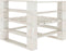 vidaXL - Tuinhoekbank - pallet - hout - wit