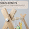 Babiem Babygym - Hout - Incl. Speeltjes - Kraamcadeau - 56x56x58cm