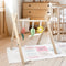 Babiem Babygym - Hout - Incl. Speeltjes - Kraamcadeau - 56x56x58cm