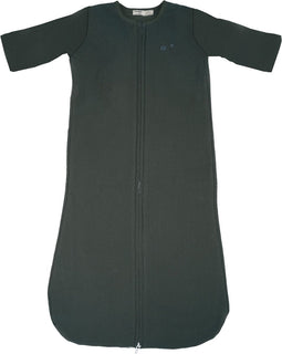 Baby 4 Seizoenen Slaapzak 9-24 mnd - Winterslaapzak & Zomerslaapzak 100% biologisch katoen - 95cm - TOG 3.0 Dark Green - Groen - Snoozebaby