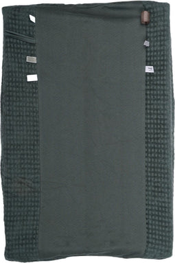 Baby Aankleedkussenhoes 45 x 70cm - Aankleedhoes 100% biologisch katoen - Dark Green - Groen - Snoozebaby