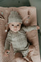 Baby Aankleedkussenhoes 45 x 70cm - Aankleedhoes 100% biologisch katoen - Desert Sand - Bruin - Snoozebaby