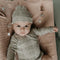 Baby Aankleedkussenhoes 45 x 70cm - Aankleedhoes 100% biologisch katoen - Desert Sand - Bruin - Snoozebaby