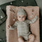 Baby Aankleedkussenhoes 45 x 70cm - Aankleedhoes 100% biologisch katoen - Desert Sand - Bruin - Snoozebaby