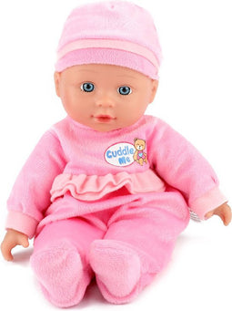 Baby Beau Babypop met Flesje, 30cm