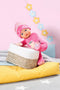 BABY born - Sleepy - Roze met Hondopdruk - Babypop - 30 cm