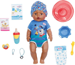 BABY born Soft Touch Magic Boy Bruine Ogen - Babypop 43 cm