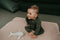 Baby Boxkleed 75 x 95 - Speelkleed 100% biologisch katoen - Speelmat Desert Sand - Bruin - Snoozebaby