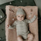 Baby Boxkleed 75 x 95 - Speelkleed 100% biologisch katoen - Speelmat Dark Green - Groen - Snoozebaby