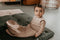 Baby Boxkleed 75 x 95 - Speelkleed 100% biologisch katoen - Speelmat Dark Green - Groen - Snoozebaby