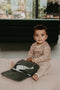 Baby Boxkleed 75 x 95 - Speelkleed 100% biologisch katoen - Speelmat Desert Sand - Bruin - Snoozebaby