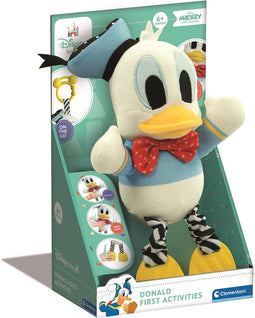 Baby Clementoni Donald Duck - Knuffel met Geluiden - Rammelaar - Baby Speelgoed met Geluid - Interactieve Knuffel - Vanaf 6 maanden