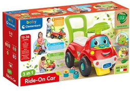 Baby Clementoni - Loopauto - Loopwagen met Leerzame Blokken en Figuren - Anti Kantel Systeem - Van 1 tot 3 Jaar