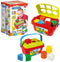 Baby Clementoni - Shape Sorter - Vormenstoof - Blokkendoos met Cijfers en Kleuren - Plastic Vormen - Duurzaam Speelgoed - 1 Jaar