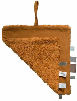 Baby Knuffeldoekje - Speendoekje 100% biologisch katoen - Comfortdoekje Toffee Brown - Bruin - Snoozebaby