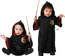 Baby Peuter Tovenaarspakje Hogwarts zwart/rood - 2-3 jaar