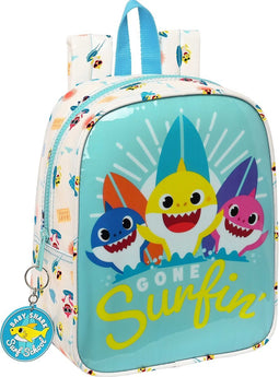 Baby Shark Peuterrugzak, Surfing - 27 x 22 x 10 cm - Polyester