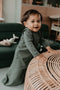 Baby Slaapzak Zomer 3-9 mnd - Zomerslaapzak 100% biologisch katoen - 70cm - TOG 0.5 Dark Green - Groen - Snoozebaby