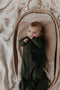 Baby Slaapzak Zomer 9-24 mnd - Zomerslaapzak 100% biologisch katoen - 95cm - TOG 0.5 Dark Green - Groen - Snoozebaby