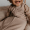 Baby Slaapzak Zomer 9-24 mnd - Zomerslaapzak 100% biologisch katoen - 95cm - TOG 0.5 Desert Sand - Bruin - Snoozebaby