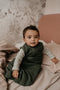 Baby Slaapzak Zomer 9-24 mnd - Zomerslaapzak 100% biologisch katoen - 95cm - TOG 0.5 Dark Green - Groen - Snoozebaby