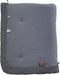 Baby Speelkleed 75 x 95 - Boxkleed 100% biologisch katoen - Speelmat Storm Grey - Grijs - Snoozebaby
