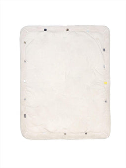 Baby Speelkleed 75 x 95 - Boxkleed 100% biologisch katoen - Speelmat Stone Beige - Snoozebaby