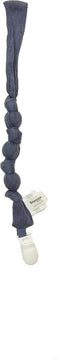 Baby Speenkoord - Fopspeenkoord van biologisch katoen - Speenketting Blue Nights - Blauw - Snoozebaby