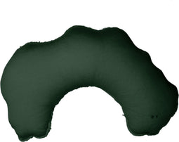 Baby Voedingskussen 15 x 75cm - Zwangerschapskussen met afritsbare hoes Dark Green - Groen - Snoozebaby