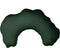 Baby Voedingskussen 15 x 75cm - Zwangerschapskussen met afritsbare hoes Dark Green - Groen - Snoozebaby