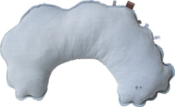 Baby Voedingskussens 15 x 75 - Zwangerschapskussen met afritsbare hoes Fresh Blue - Blauw - Snoozebaby