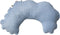 Baby Voedingskussens 15 x 75 - Zwangerschapskussen met afritsbare hoes Fresh Blue - Blauw - Snoozebaby