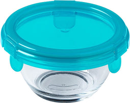 Baby Voedselcontainer, Rond, 0.2 L, Glas, Blauw - Pyrex | My First Pyrex