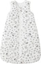 Baby Winter slaapzak 2.5 Tog baby slaapzak 100% katoen ademende babyslaapzak (wit dier 12-24 maanden)