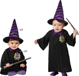 Baby Wizard Tovenaarspakje Harry zwart/paars - 2-3 jaar