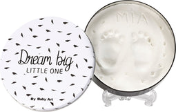 BabyArt Magic Box - 1 Gipsafdruk in een doosje - Zwart/Wit