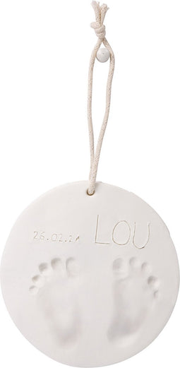 BabyArt Pure Print - 1 Gipsafdruk aan koord - Wit