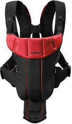 BabyBjörn Draagzak Active Zwart/Rood, Cotton Mix
