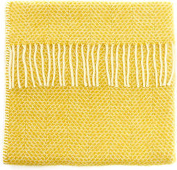 Babydekentje Geel - 68x73 - Nieuw Wol - Tweedmill UK