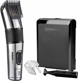 BaByliss Carbon Steel Tondeuse E977E - Carbon stalen messen - Incl. precisietrimmer (op batterij) - Uitschuifbare opzetkam 1-25mm